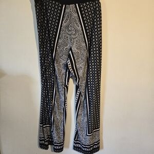 INC plus size wide leg pants paisley boho super stretch 2x